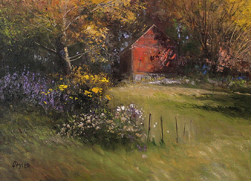 Anda J. Styler ::: Restful Place, 12 x 16"  